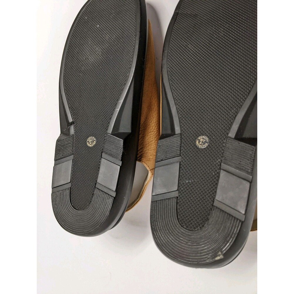 Strictly Comfort Sandals Women 8.5M Slingback Relax Tan Leather Buckles 8.5 M - Picture 12 of 15